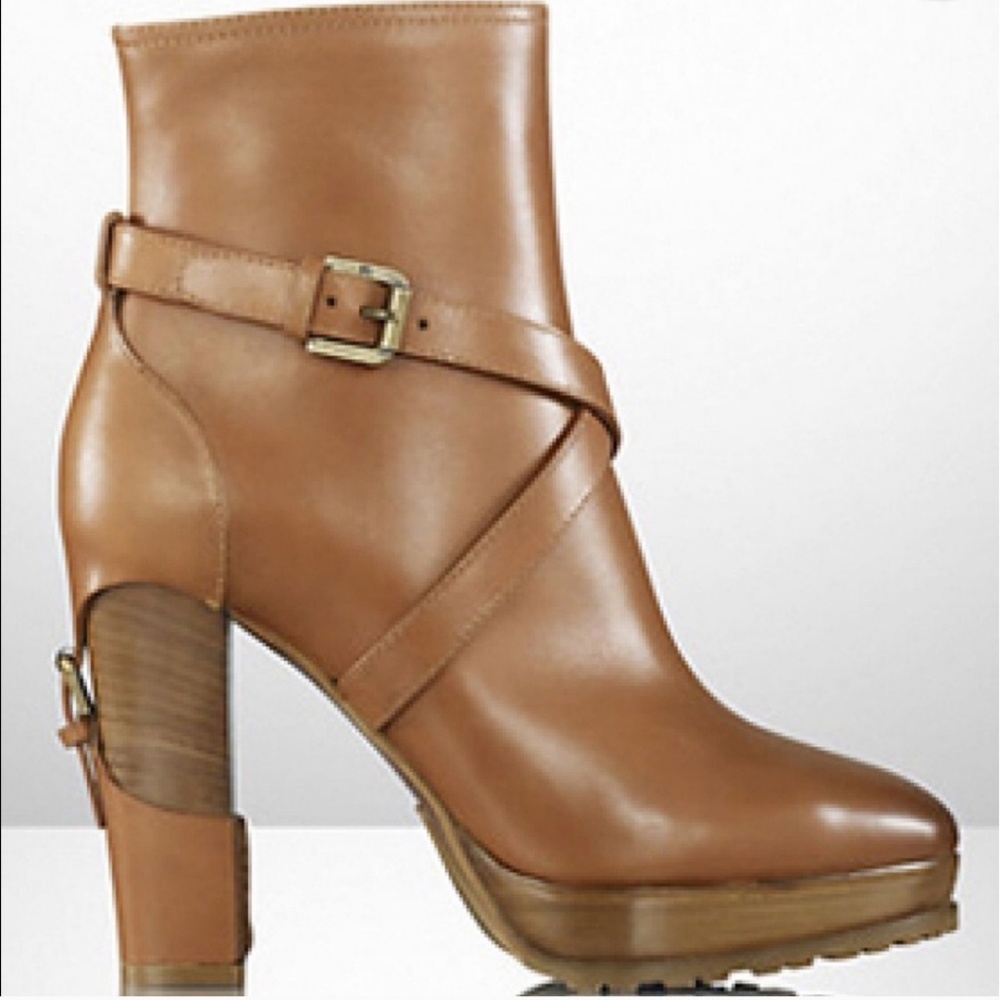 Ralph Lauren leather bootie, resell